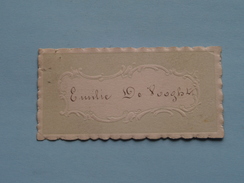 Emilie De VOOGHT ( Details - Zie Foto´s ) ! - Visiting Cards
