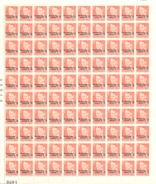 Denmark 1959 Mi 324 With Overpirnt Grønlandsfonden + 10  Mi 370 In Full Sheet With 100 Stamps, Unused Never Hinged - Fogli Completi