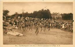 LE POULIGUEN EXERCICES PHYSIQUES SUR LA PLAGE - Le Pouliguen