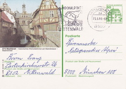 BPK Bund P 134 I "Marktbreit" Gelaufen Ab "MITTENWALD" (ak0546) - Illustrated Postcards - Used