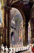 TUCKS OILETTE 9253 - ENGLISH CATHEDRALS SERIES III - LINCOLN - EAST END OF THE CATHEDRAL By ARTHUR PAYNE - Wells