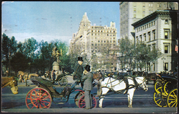 United States New York 1960 / Carriages On 59th Street New York City / Coach, Horses - Transportes