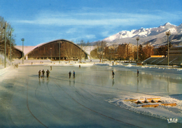 Cart. Grenoble - Ville Olympique - L' Anneau Du Patinage De Vitesse - Le Palais Des Sports - Patinage Artistique