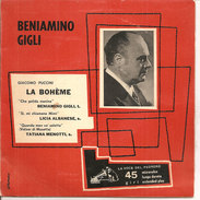 Beniamino Gigli - La Bohème 7"  M/VG+ - Oper & Operette