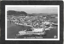 Delcampe - Panama-La Ciudad De Panama Overview RPPC 1940s - Mint Antique Real Photo Postcard - Panama