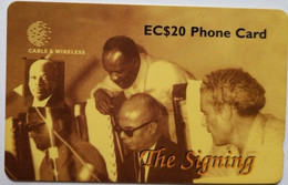 Saint Lucia 254CSLB EC$20  " The Signing " - St. Lucia