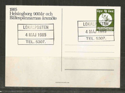 115i * SCHWEDEN * LOKALPOST HELSINGBORG GRÜN * GESTEMPELT 1985 *!! - Emisiones Locales