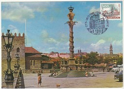 Maximum Card * Portugal * 1981 * Dia Da Cidade * Porto * Pelourinho E Vista Parcial - Maximumkaarten
