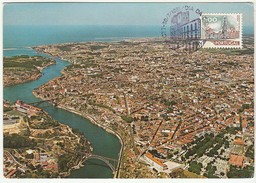 Maximum Card * Portugal * 1981 * Dia Da Cidade * Porto * Vista Aérea «Três Pontes» - Maximum Cards & Covers