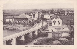 SARRALBE - MOSELLE (57)  - CPA DE 1933 - BEL AFFRANCHISSEMENT POSTAL. - Sarralbe