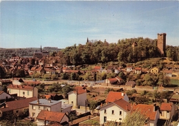 21-MONTBARD- VUE GENERALE , AU FOND LE DONJON ET LE PARC BUFFON - Montbard