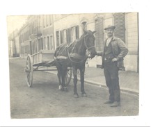 Photo Carte Recoupée - Attelage - Charretier , Cheval  - Métier  - A SITUER (cha) - Venters