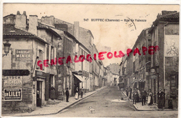 16 - RUFFEC - RUE DE VALENCE -1912 - Ruffec