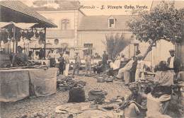 CAP VERT / S. Vicente - Mercado - Beau Cliché Animé - Léger Défaut - Kaapverdische Eilanden