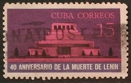 CU BA 1964 The 40th Anniversary Of The Death Of Lenin. USADO - USED - Usados