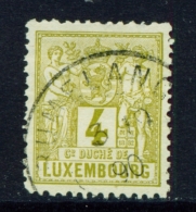 LUXEMBOURG  -  1882  Allegories Of Agriculture And Commerce  4c  Used As Scan - 1882 Allégorie