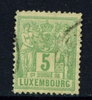 LUXEMBOURG  -  1882  Allegories Of Agriculture And Commerce  5c  Used As Scan - 1882 Alegorias