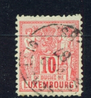 LUXEMBOURG  -  1882  Allegories Of Agriculture And Commerce  10c  Used As Scan - 1882 Alegorias