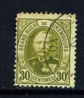 LUXEMBOURG  -  1881 To 1893  Grand Duke Adolf   30c  Used As Scan - 1891 Adolphe Front Side