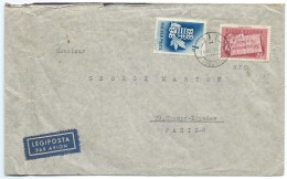 ENVELOPPE HONGRIE POUR LA FRANCE / 1949 BUDAPEST - Storia Postale