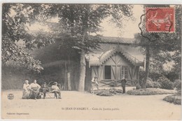17 -St-Jean-d'Angély  - Coin Du Jardin Public   - Timbrée 1907 - Saint-Jean-d'Angely