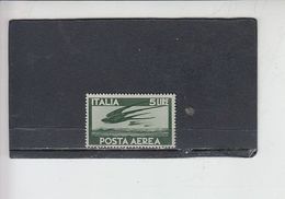 ITALIA - Sassone  A 129** - Uccello (rondine) - Airmail