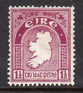 Ireland 1922-34 1½d Definitive, Wmk. SE, Lightly Hinged Mint, SG 73 - Ungebraucht