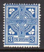 Ireland 1922-34 3d Definitive, Wmk. SE, Lightly Hinged Mint, SG 76 - Nuevos