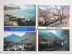 Postcard Sannox Isle Of Arran By Braemar Films Ltd My Ref B21171 - Ayrshire