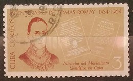 CU BA 1964 The 200th Anniversary Of The Birth Of Doctor Tomas Romay, Scientist, 1764-1849. USADO - USED - Usados
