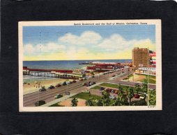 69869    Stati  Uniti,    Beach Boulevard And The Gulf Of  Mexico,  Galveston,  Texas,  VGSB  1958 - Galveston