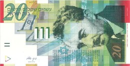 Israel (BOI) 20 New Sheqalim 2014 (2015) UNC Cat No. P-59d / IL436d - Israël