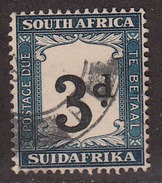 South Africa 1932-42 Postage Due, Cancelled, Wmk 9, Perf 15x14, Sc# , SG D27 - Segnatasse