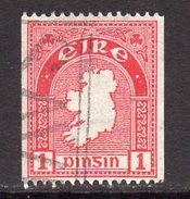 Ireland 1940-68 1d Definitive Coil Stamp, P.15 X Imperf., E Wmk., Used, SG 112c - Neufs