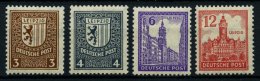 WEST-SACHSEN 150-55X **, 1946, Abschiedsserie, Wz. 1X, Prachtsatz, Mi. 380.- - Other & Unclassified