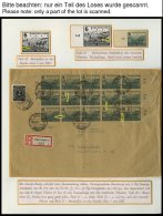 PROVINZ SACHSEN 90/1 Brief,o, *, Spezialsammlung Bodenreform Auf Zigarettenpapier, 2-bändige Interessante Forschung - Autres & Non Classés