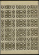 OST-SACHSEN 51/2tx **, 1945, 3 Pf. Braun (A-Bogen) Und 10 Pf. Grau (D-Bogen), Bogen Waagerecht Gefaltet, Pracht - Other & Unclassified