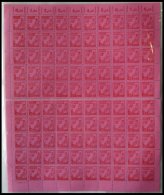 MECKLENBURG-VORPOMMERN 11xb **, 1946, 8 Pf. Dunkelrosarot Auf Lilarosa Im Bogen (100), Mittig Getrennt, 1. Senkrechte Ma - Autres & Non Classés