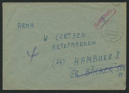 ALL. BES. GEBÜHR BEZAHLT KRONAU, 30.10.45, Roter R1 Gebühr Bezahlt, Prachtbrief - Sonstige & Ohne Zuordnung