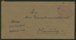 ALL. BES. GEBÜHR BEZAHLT KAISERSLAUTERN Gebühr Bezahlt, 2.10.46, Roter Ellipsenstempel, Prachtbrief - Sonstige & Ohne Zuordnung