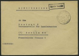 ALL. BES. GEBÜHR BEZAHLT HORHAUSEN-(WESTERW) NEUWIED, 08.2.46, R1 Gebühr Bezahlt, Prachtbrief - Sonstige & Ohne Zuordnung