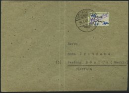GROSSRÄSCHEN-VORLÄUFER V 18 BRIEF, 1946, 24 Auf 30 Pf. Verreist, Brief Senkrecht Gefaltet, Marke Pracht, Gepr. - Privatpost