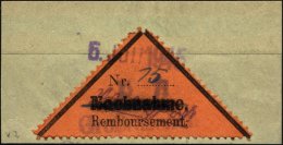 GROSSRÄSCHEN-VORLÄUFER V 2AI BrfStk, 1945, 15 Pf. Schwarz Auf Bräunlichrot, Nachnahme In Antiqua, Auf Bri - Private & Local Mails
