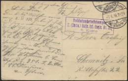 LETTLAND 768-239889 BRIEF, K.D. FELDPOSTEXPED. DER 88. INFANTERIE-DIV. A, 13.11.16, Auf - Latvia