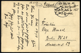 MSP VON 1914 - 1918 235 (2. Halbflottille Der Handelsschutzflottille), 13.1.1918, Datumsstempel, Feldpost-Ansichtskarte - Maritime