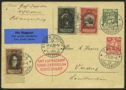 ZULEITUNGSPOST 66 BRIEF, Liechtenstein: 1930, Schweizfahrt, Karte Feinst - Airmail & Zeppelin