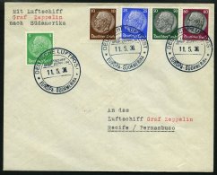 ZEPPELINPOST 349A BRIEF, 1936, 4. Südamerikafahrt, Bordpost, Prachtbrief - Zeppeline