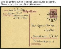 GANZSACHEN Ca. 1924-32, Partie Von 85 Wohl Nur Verschiedenen Gebrauchten Karten, Etwas Unterschiedlich - Autres & Non Classés