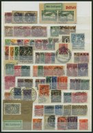 LOTS O,BrfStk , 1919-23, 126 Verschiedene Kleinere Mittlere Werte Inflation, Feinst/Pracht, Alle Geprüft Infla, Mi. - Used Stamps