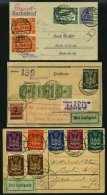 LOTS 1921-23, 13 Verschiedene Luftpostbelege Der Inflationszeit, Meist Pracht, Besichtigen! - Autres & Non Classés